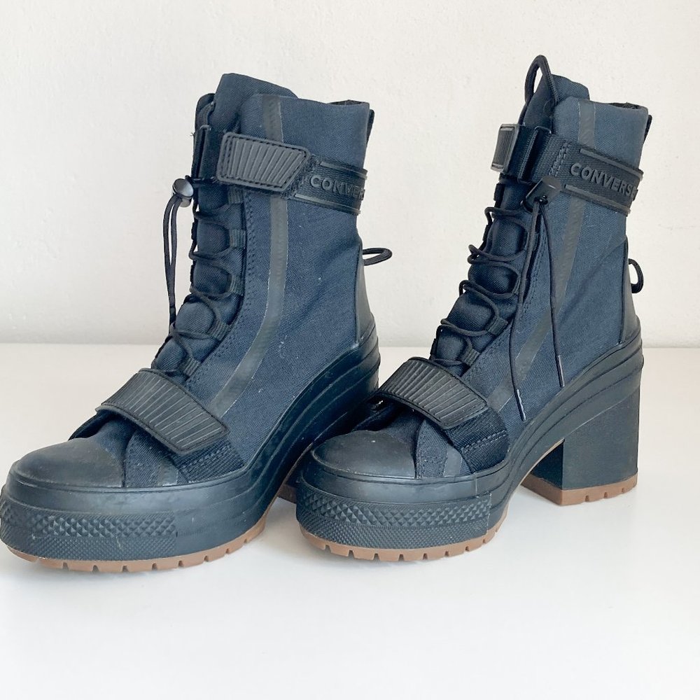 Converse Chuck Taylor All Star GR82 Extra-High Black Gum Women Platform Boot S 5